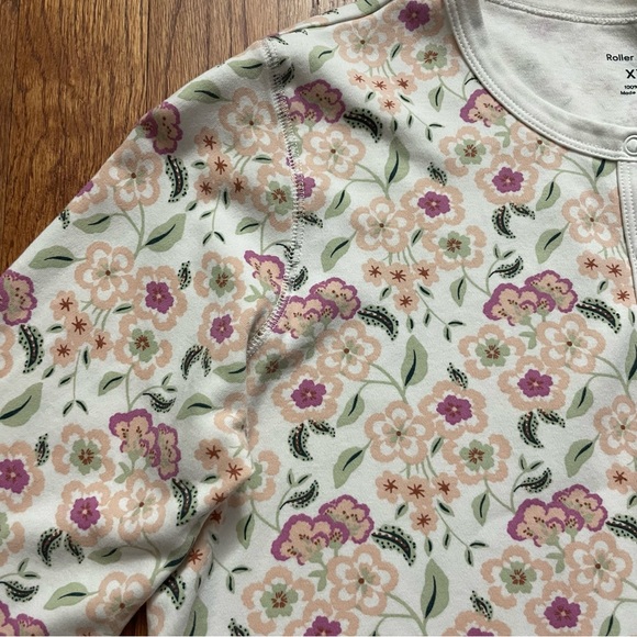 Roller Rabbit floral cotton pajama top size XXS - Picture 4 of 11